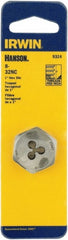 IRWIN Irwin 9324 Hex Rethreading Die 8-32 Right Hand