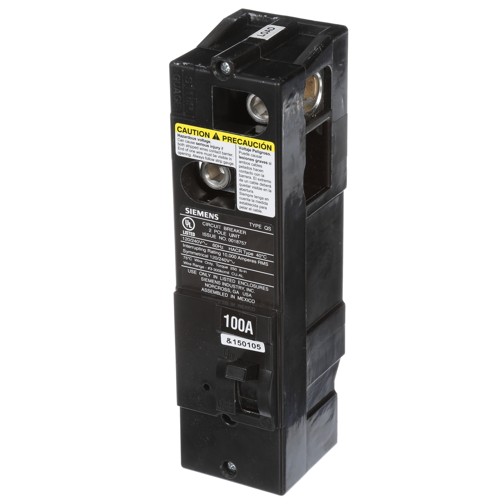 SIEMENS QS2100 CIRCUIT BREAKERS