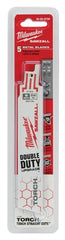 MILWAUKEE Milwaukee 48-00-5786 6in 24 Tpi Torch Sawzall Blade 5 Pack