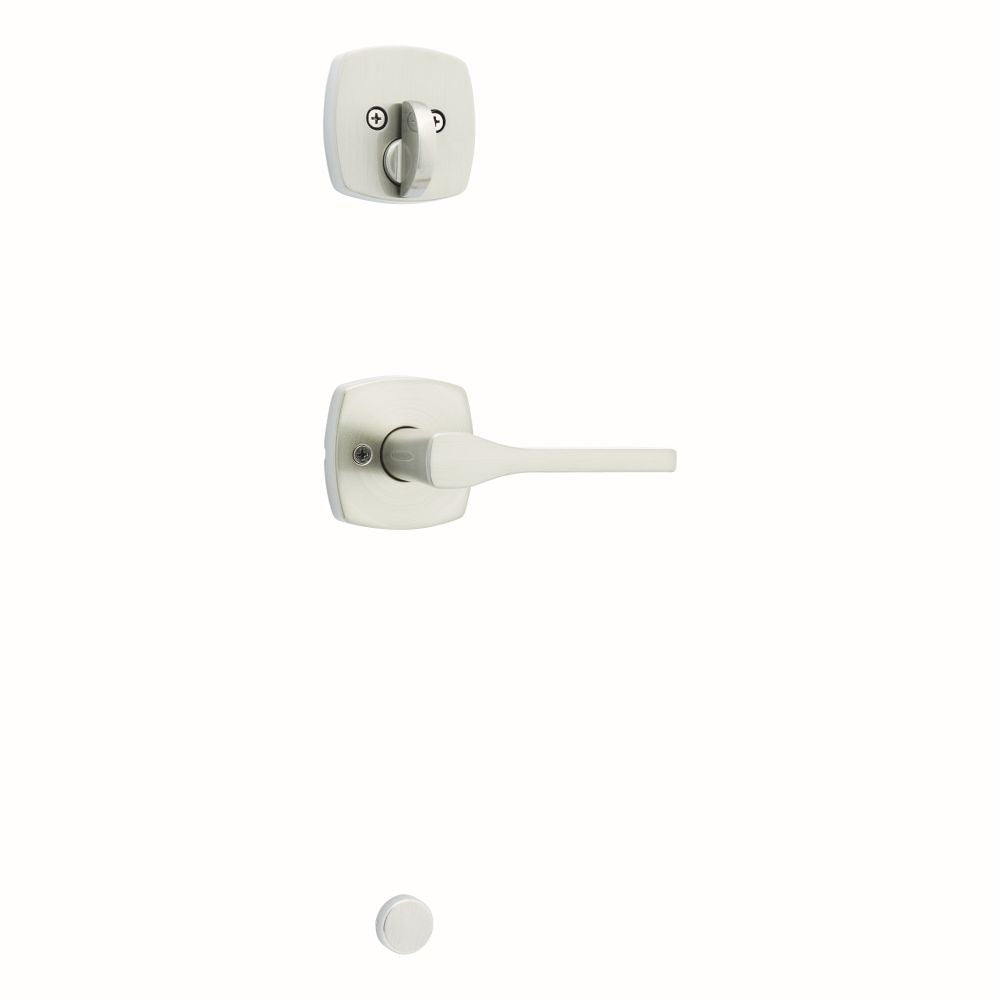KWIKSET Kwikset 971TPLMDT-15 Tripoli Lever Midtown Rose Satin Nickel