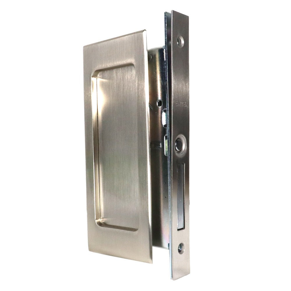 EMTEK Emtek 2114US15138 Pocket Door Mortise Lock Satin Nickel