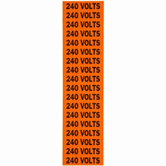 BRADY Brady 44310 Label B498 240 Volt (2.25 x 0.5 in / 18 per card)