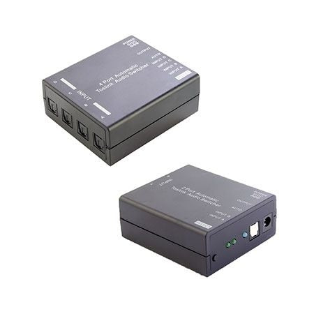 LIONBEAM Lionbeam a-1432 Toslink 4 Port Audio Auto Switcher