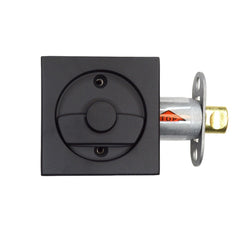 EMTEK Emtek 2135US19 Square Privacy Pocket Door Tubular Lock Flat Black