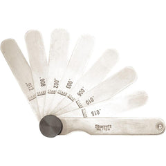 STARRETT Starrett 50649 Parallel Feeler Gage Set 9 Piece