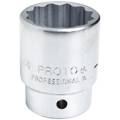 PROTO Proto J5544 1-3/8 in 12-point 3/4 Drive Hand Socket
