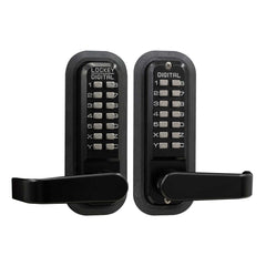 LOCKEY Lockey 2835JBMGDC Keyless Lever Lock Jet Black Marine Grade