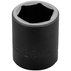 PROTO Proto J7426M Impact Socket 1/2 in Drive 26mm 6-point