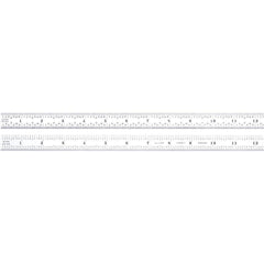 STARRETT Starrett 51349 Flexible Steel Rule 18 in 5R Graduation