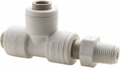 PARKER Parker PP8MRS6 Male Swivel Run Tee 1/2 in Od Nptf