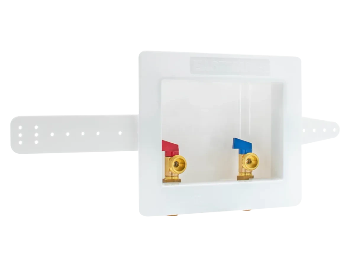 EASTMAN Eastman 60248 Center drain washing machine outlet box 1/2 in sweat x 3/4 in MHT (recessed)