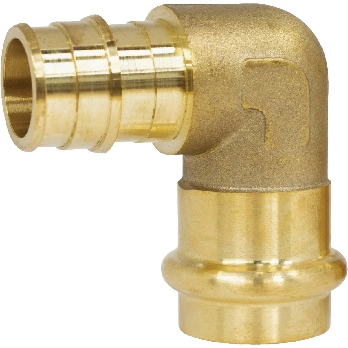 NIBCO Nibco H-36844W Forged DZR Brass 90-degree Transition Elbow 1 in (Press x F1960 PEX)