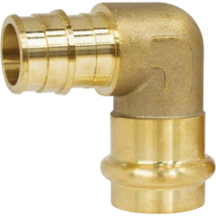 NIBCO Nibco H-36844W Forged DZR Brass 90-degree Transition Elbow 1 in (Press x F1960 PEX)