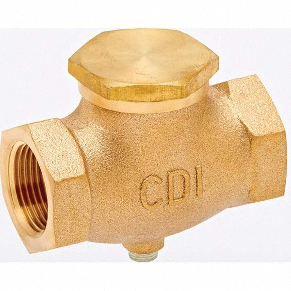 CONTROL DEVICES Control Devices CB50 Brass Check Valve 1/2 Inch Npt