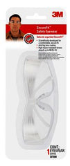 3M 3M SF200H1-DC Clear Safety Glasses Anti-fog Uv