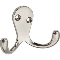 NATIONAL HARDWARE National Mfg N325-522 Double Clothes Hook Satin Nickel