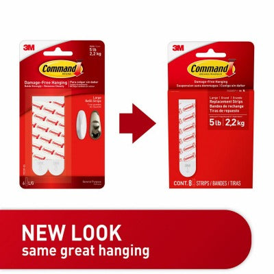 3M 3M Company 17023P-ES Large Mounting Strips 6 Count