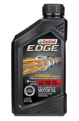 CASTROL Bp Lubricants 15D3BF 0W-20 Synthetic Motor Oil 1 Qt