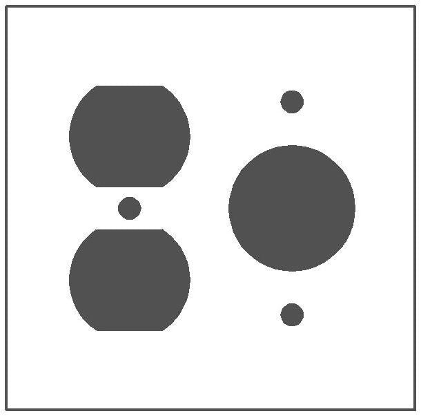 MULBERRY METAL PRODUCTS Mulberry Metal Products 85572 2-Gang Painted Metal Wallplate Standard Size (4.5 x 4.562 in)
