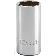 PROTO Proto J5032H Deep Hand Socket 1 in 3/8 Drive 6-point