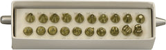 MITUTOYO Mitutoyo 126-810 Thread Micrometer Tip Set 10 Piece