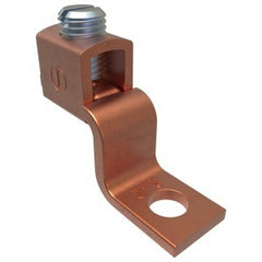 ILSCO Ilsco SLU-35 Copper Mechanical Lug Offset 35 Volt (1 Port 1 Hole #10 Bolt Size)
