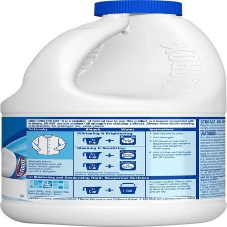 CLOROX Clorox 32347 Splash-Less Regular Scent Bleach 77 oz (1 Pack)