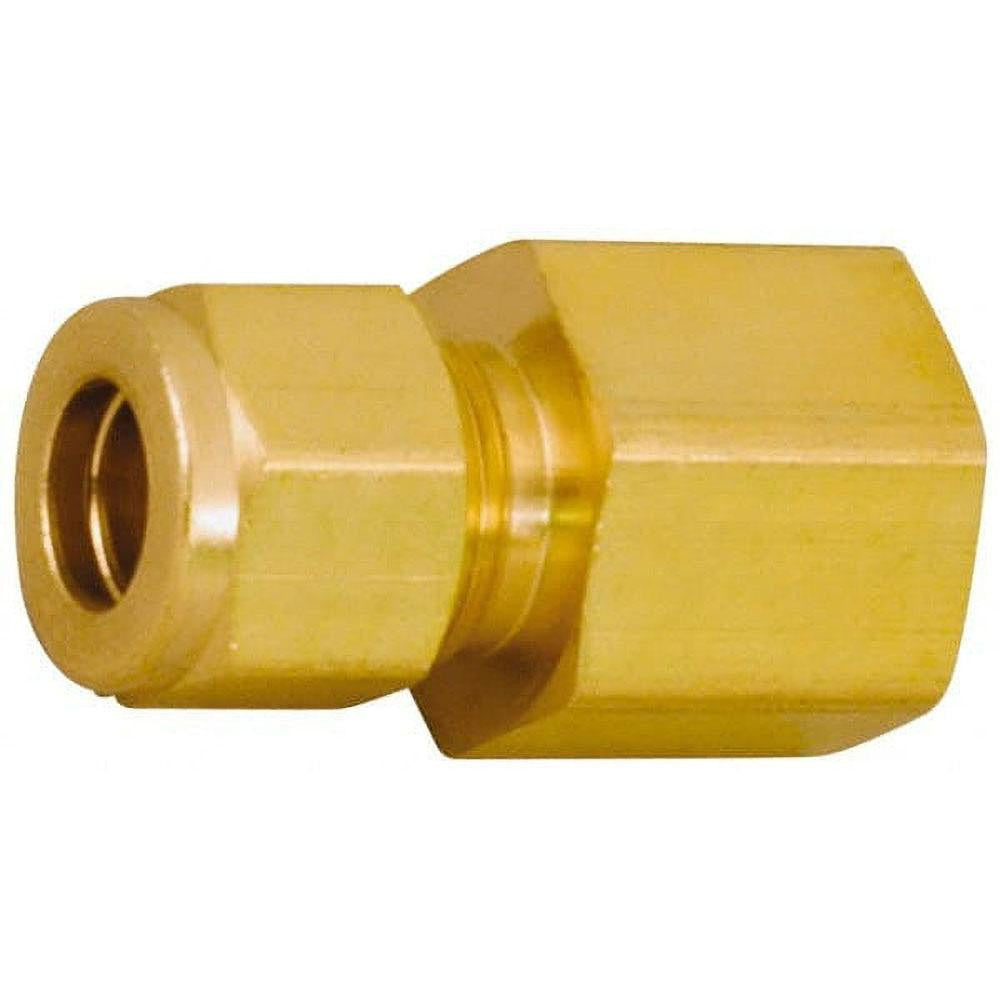 PARKER Parker 2FSC2N-B Compression Tube Connector 1/8-27 Fnpt Brass