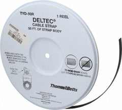THOMAS & BETTS Thomas Betts TYD-50R Hook Loop Cable Tie 50 Ft Black
