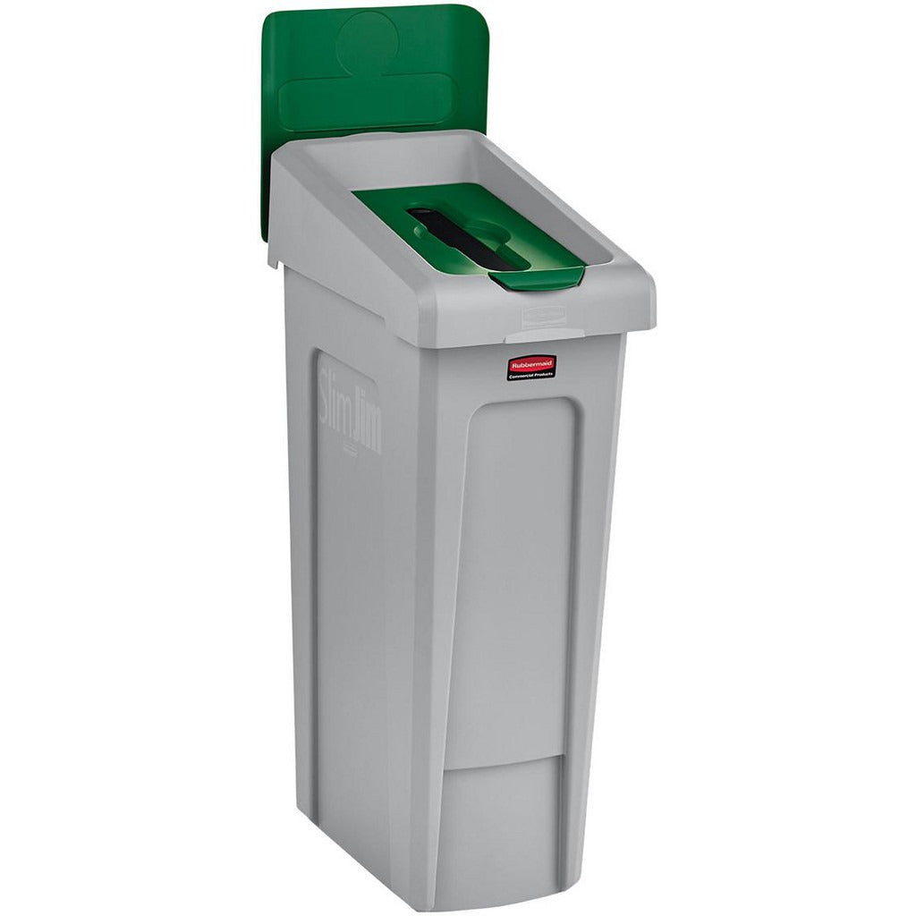 RUBBERMAID Rubbermaid 2185054 Slim Jim Recycling Station 23 Gal
