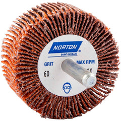 NORTON Norton 66261151173 Mounted Flap Wheel 60 Grit Ceramic Alumina