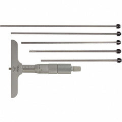 MITUTOYO Mitutoyo 129-132CAL Depth Micrometer 6 in 6 Rods Nist