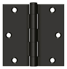 DELTANA Deltana S35U10B-R Square Door Hinge Oil Rubbed Bronze