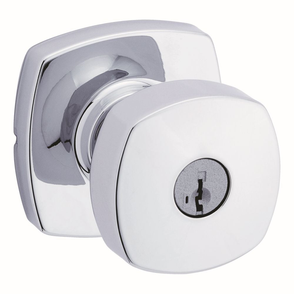 KWIKSET Kwikset 740AYKMDT-26S Arroyo Entry Knob Lock Smartkey Bright Chrome