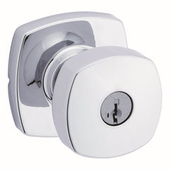KWIKSET Kwikset 740AYKMDT-26S Arroyo Entry Knob Lock Smartkey Bright Chrome