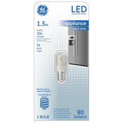 GE G E Lighting 13370 T4 Led Bulb 1W Candelabra Base 3000K