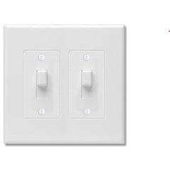 RACO Raco 2672W 2 gang decorator cover (2-gang)