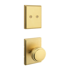 KWIKSET Kwikset 973SOKTRCT-4 Dummy Sora Knob Satin Brass