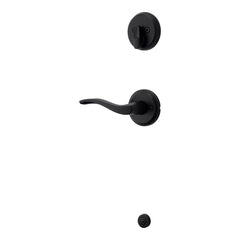 KWIKSET Kwikset 971SELLH-514 Sedona Lever Handleset Trim Matte Black