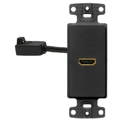HUBBELL Hubbell Premise Wiring NS801BK Hdmi Faceplate