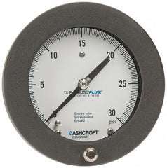 ASHCROFT Ashcroft 93108XLL Pressure Gauge 0-30 Psi 4.5 in Dial