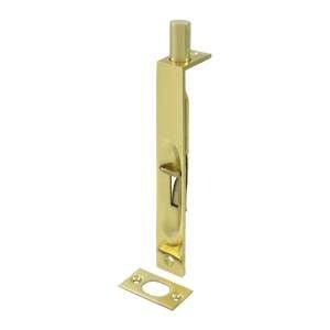 DELTANA Deltana 6FBS3-UNL Flush Bolt 6 Inches Unlacquered Bright Brass