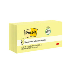 3M 3M MMMR330RP12YW Recycled pop-up notes refill 3 x 3 12/pack R330RP-12YW
