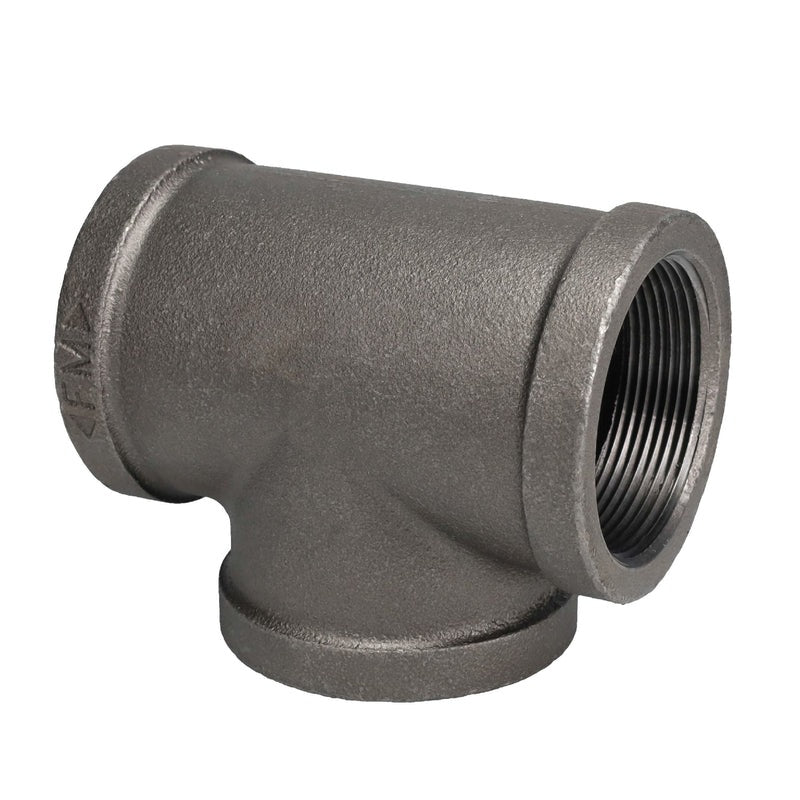 CODA RESOURCES Coda Resources 502527 Black Iron Tee Fitting 4 in