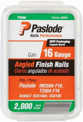 PASLODE Paslode 650047 Angled Galvanized Finish Nails 16 Gauge 2 Inches
