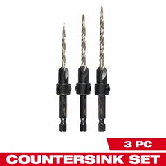 MILWAUKEE Milwaukee 48-13-5003 3 Piece Countersink Drill Bit Set