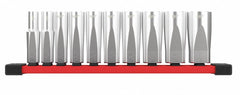 MILWAUKEE Milwaukee 48-22-9405 3/8 in Drive 10-Piece SAE Deep Well Socket Set (Four Flat Sides)