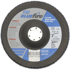 NORTON Norton 66254461180 Flap Disc 36 Grit Type 29 7 Inch