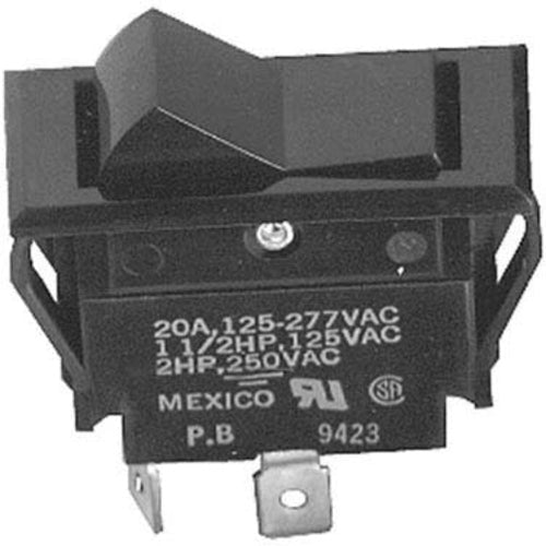 ALLPOINTS FOODSERVICE Allpoints Foodservice 42-1027 Rocker Switch Dpst Black