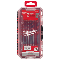 MILWAUKEE Milwaukee 48-20-9052 Shockwave 7-Piece Carbide Masonry Drill Bit Set